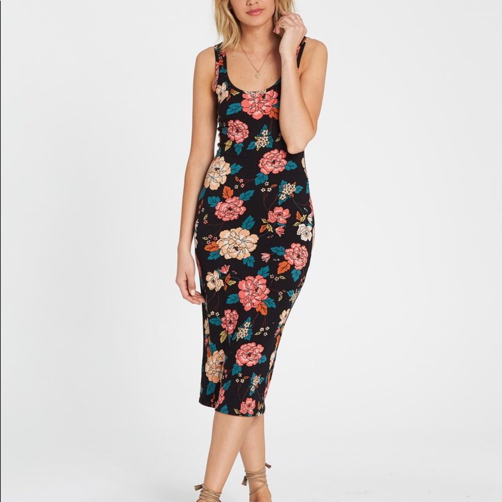 Billabong floral midi